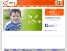 Tablet Screenshot of mercy-international.com